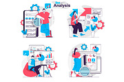 Flat Design Concept Illustrations, a Finance Illustration by alexdndz (Thumbnail 31 of 42)