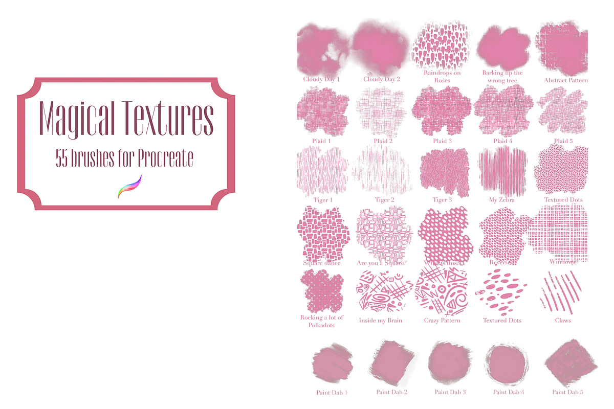Magical Textures, procreate brushes, a Brush Add-On by MissPerfectKaos (Photo 4 of 6)