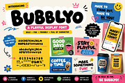 Bubblyo, a Handwritten Font by Art StoreID (Thumbnail 7 of 9)