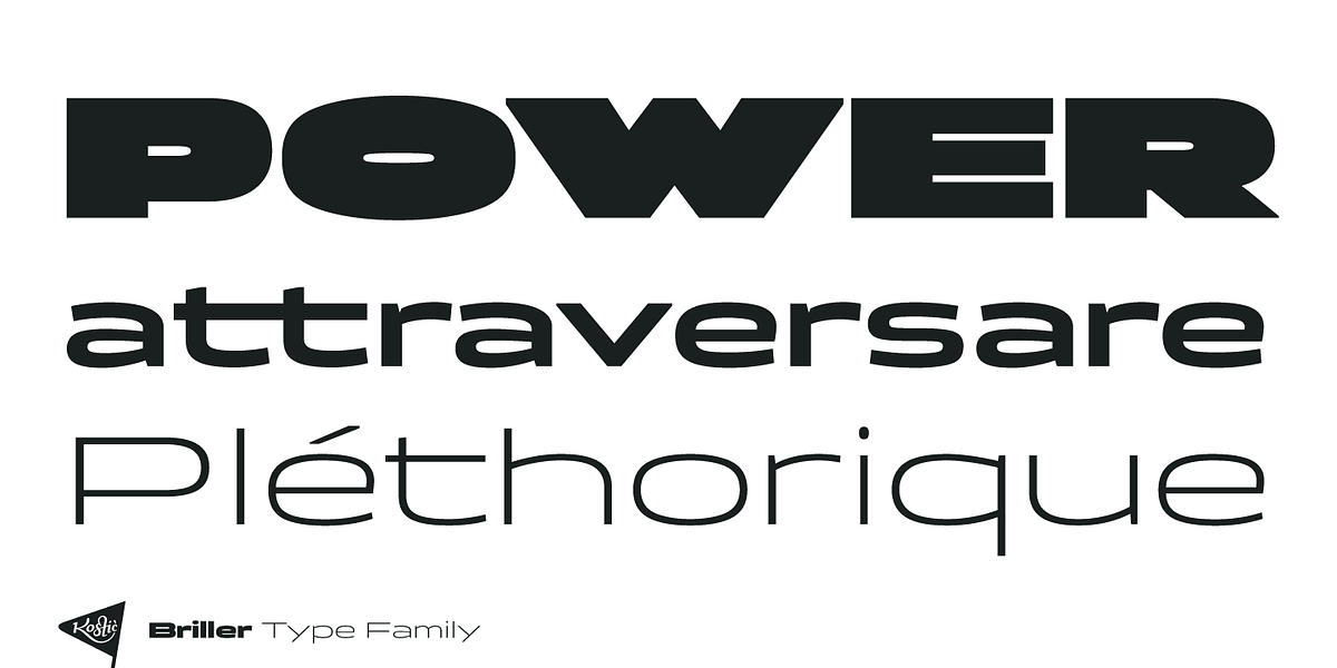 Briller, a Sans Serif Font by Kostic Type Foundry (Photo 6 of 7)