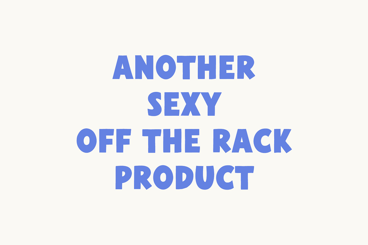 Carousel | Hand Drawn Font, a Sans Serif Font by Off The Rack © (Photo 5 of 5)