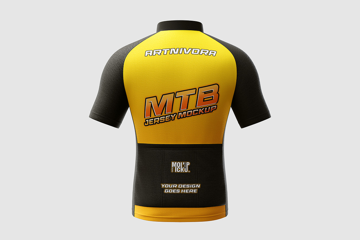 MTB Jersey Mockup set, a Shirt Mockup by Artnivora.Std (Photo 6 of 8)