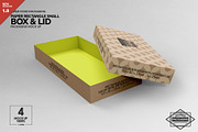Small Rectangular Box & Lid Mockup, a Cups & Container Mockup by INCDesign (Thumbnail 1 of 7)
