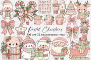 Pastel Christmas Clipart, an Illustration by Designworld (Thumbnail 1 of 5)