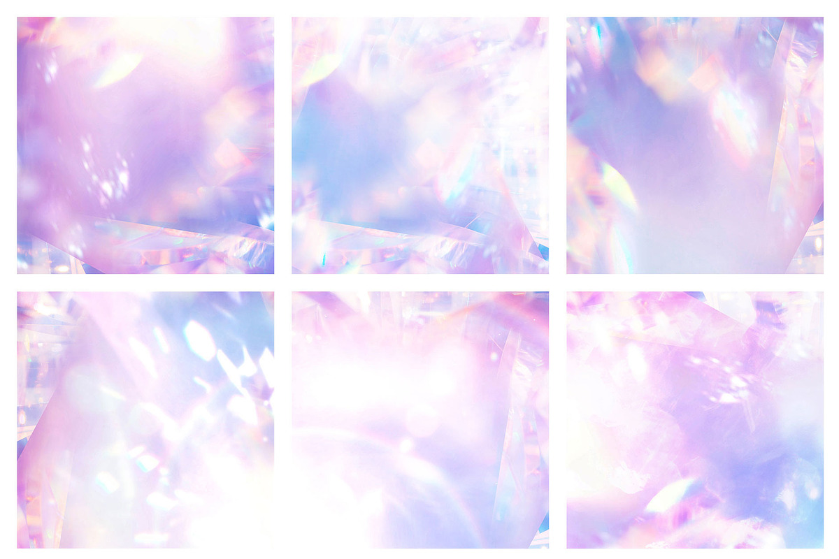 Holographic Textures - Crystal Light, a Background Graphic by by creative paper (Photo 9 of 11)