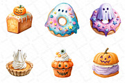 Halloween Spooky Bakery Clipart, an Illustration by DreamPrint404 (Thumbnail 3 of 5)
