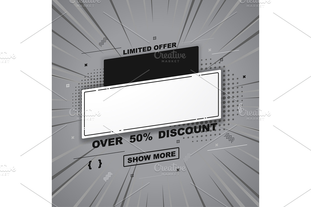 Gray explosion discount sale, a Templates & Theme by LongQuattroArt (Photo 1 of 2)