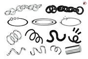 Y2K 3D Black Metallic Collection, an Object Graphic by JaoGam (Thumbnail 8 of 8)