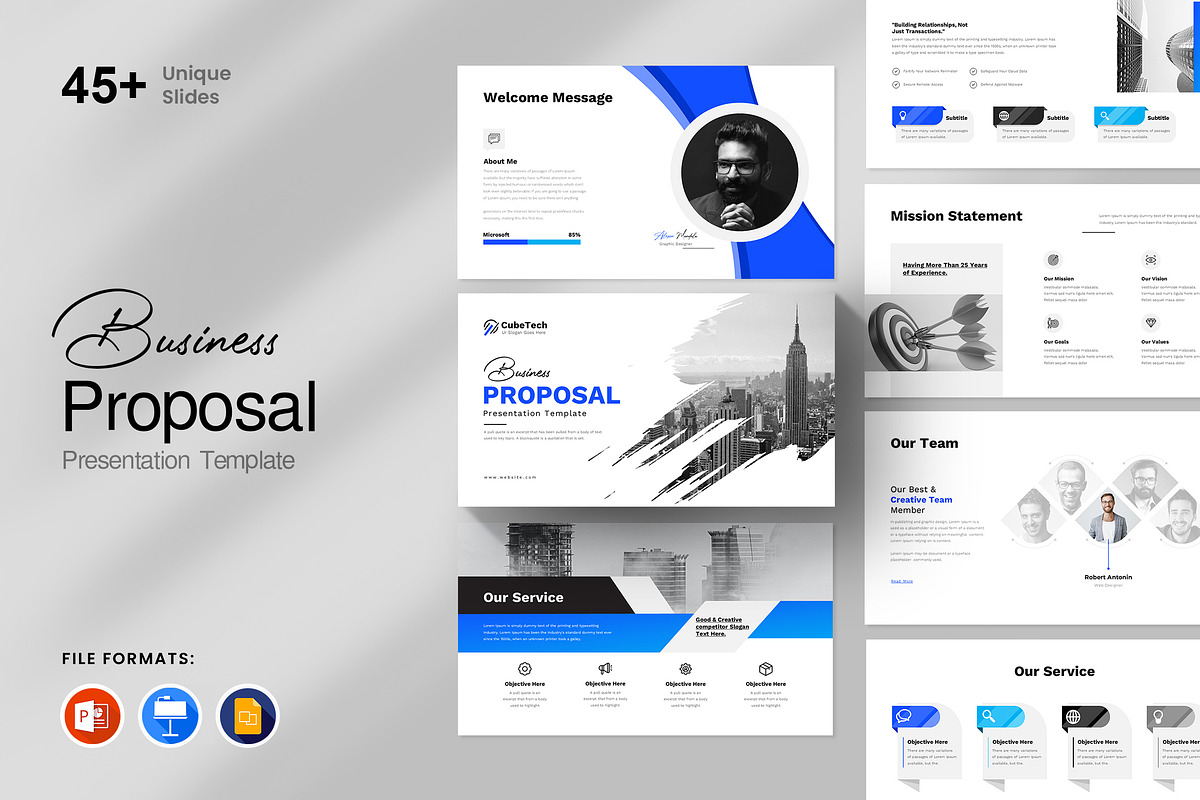 Business Proposal Presentation, a Presentation Template by GenerousArt (Photo 1 of 8)
