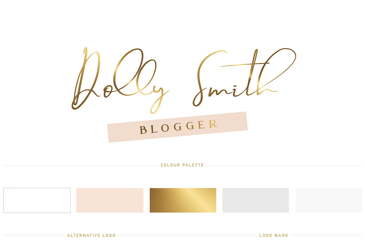 SALE! Premade Brand Kit Logo Design, a Branding & Logo Template by With Love Ethel (Photo 2 of 2)
