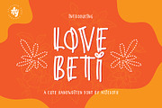 Love Beti, a Font by Atj.std (Thumbnail 1 of 4)