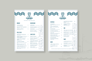 Seafood Restaurant Menu, a Print Template by SonaGeciova (Thumbnail 2 of 2)