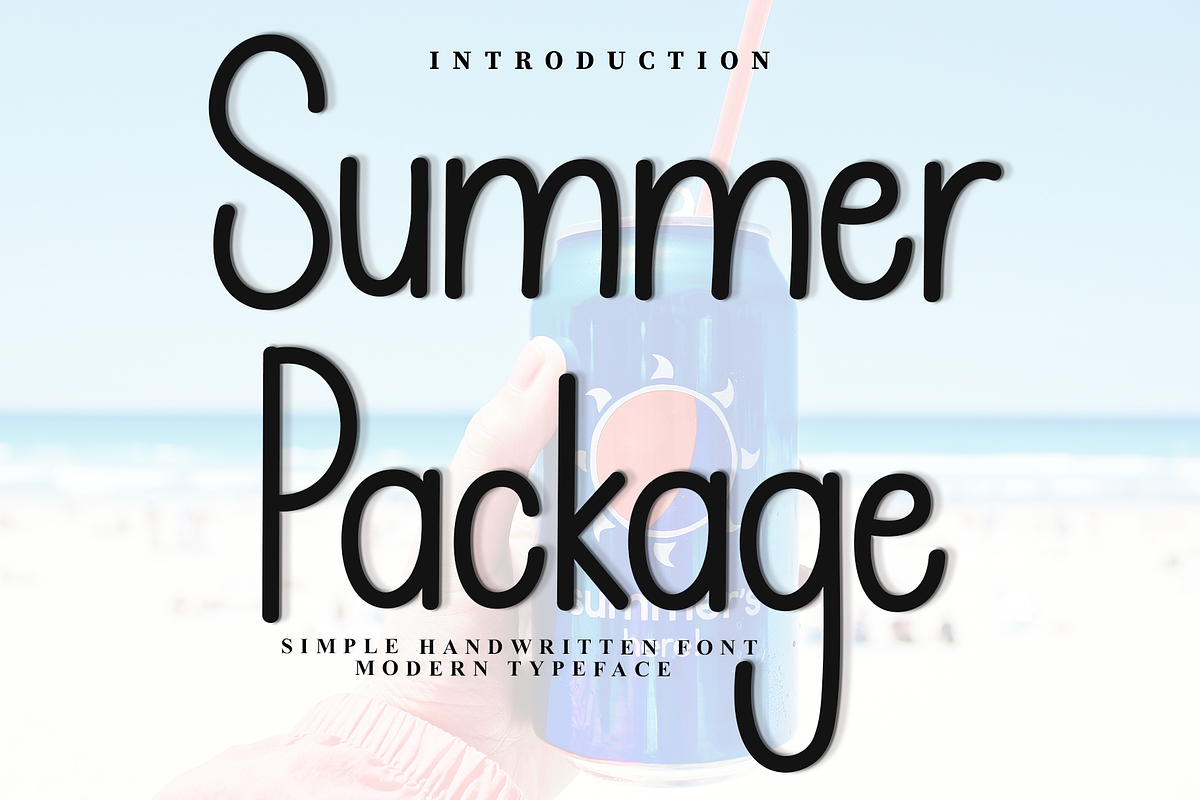 Summer Package, a Sans Serif Font by InermediaSTUDIO (Photo 1 of 8)