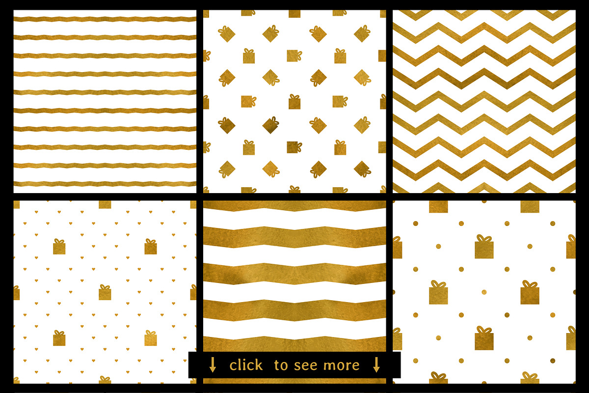 33 Golden patterns, a Pattern Graphic by Alla_Ri_Shop (Photo 3 of 5)
