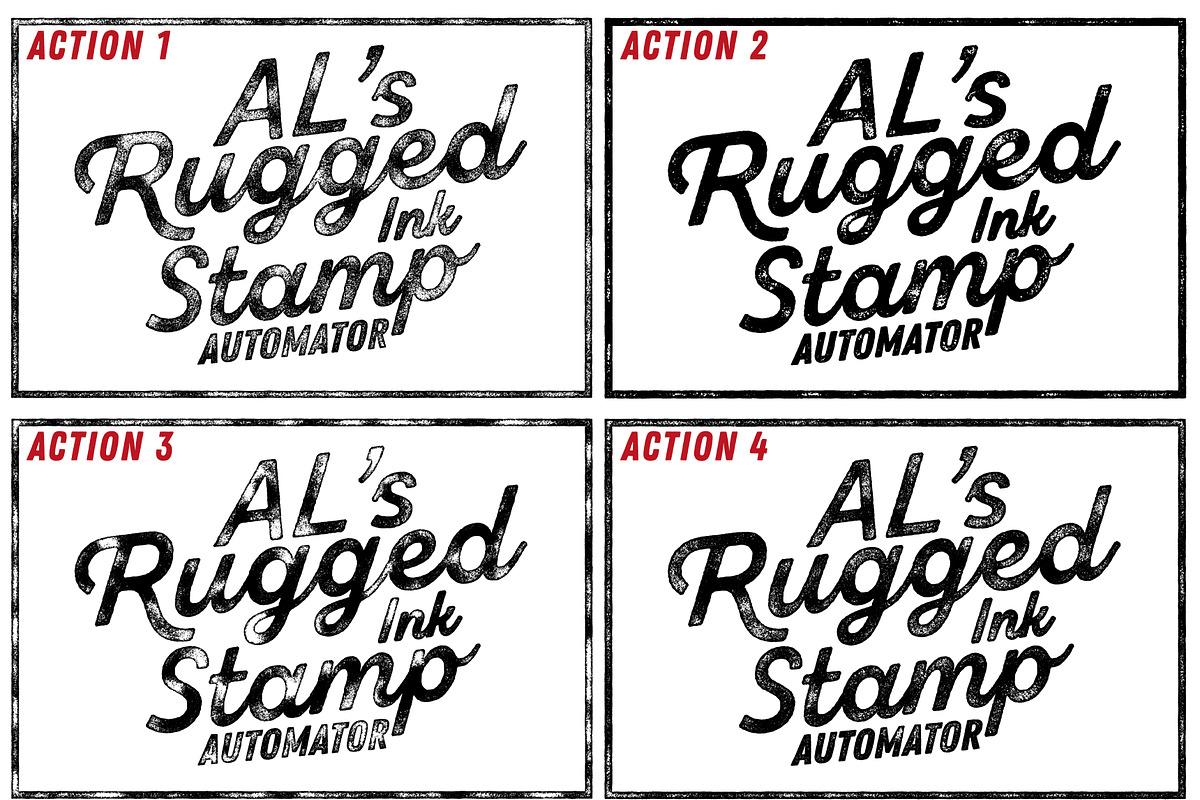 AL's Rugged Ink Stamp Automator, an Action Add-On by AL's Design Studio (Photo 7 of 8)