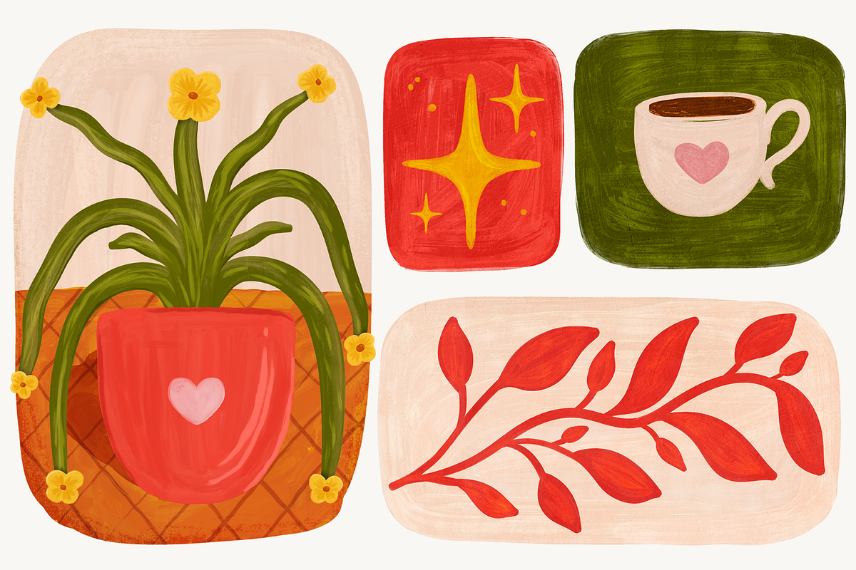 Painterly Gouache Procreate Brushes, a Brush Add-On by seamless team (Photo 2 of 7)