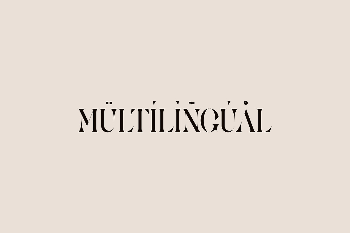 Tugen ligature serif typeface, a Serif Font by yaqublekker (Photo 8 of 9)