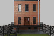 Brownstone townhouse, an Architecture 3D Model by happy brush (Thumbnail 8 of 8)