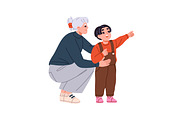 Parents support, talk to kids set, a Person Illustration by PaperTrident (Thumbnail 4 of 7)