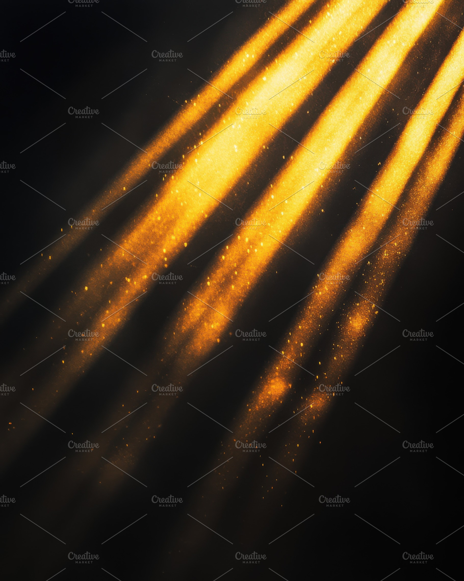 Abstract Golden Light Rays & Sparkle, a Background Photo by Virgo Studio