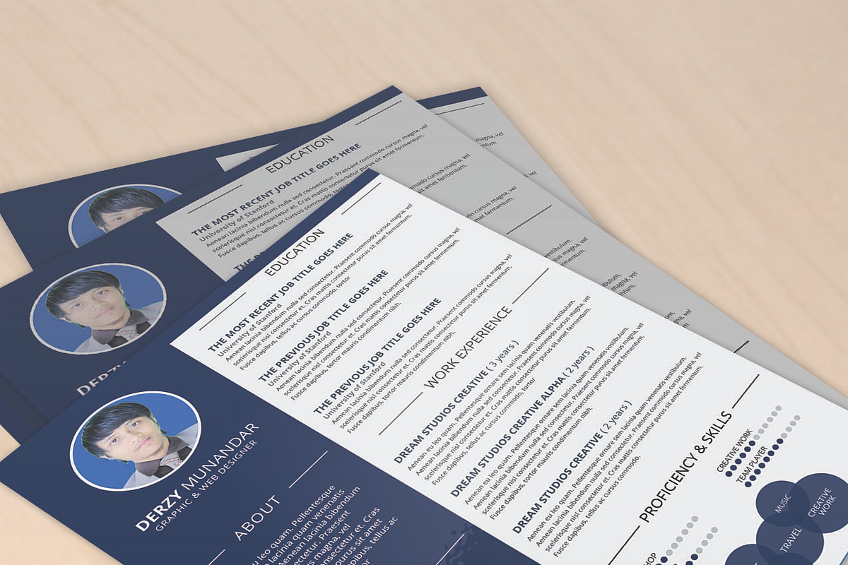 Clean Resume, a Resume Template by Canallus