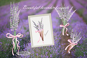 Lavender Clipart Set, a Seasonal Illustration by Leonaa art (Thumbnail 2 of 8)