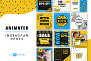 10 Animated Instagram Posts, a Social Media Template by Free-PSD-Templates (Thumbnail 1 of 7)