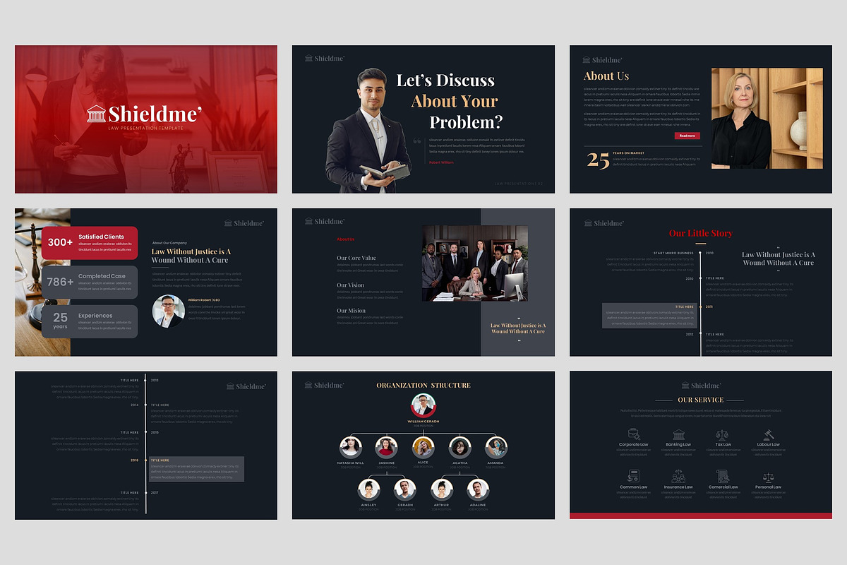 Law Attourney Legal PowerPoint, a Presentation Template by Art StoreID (Photo 2 of 5)
