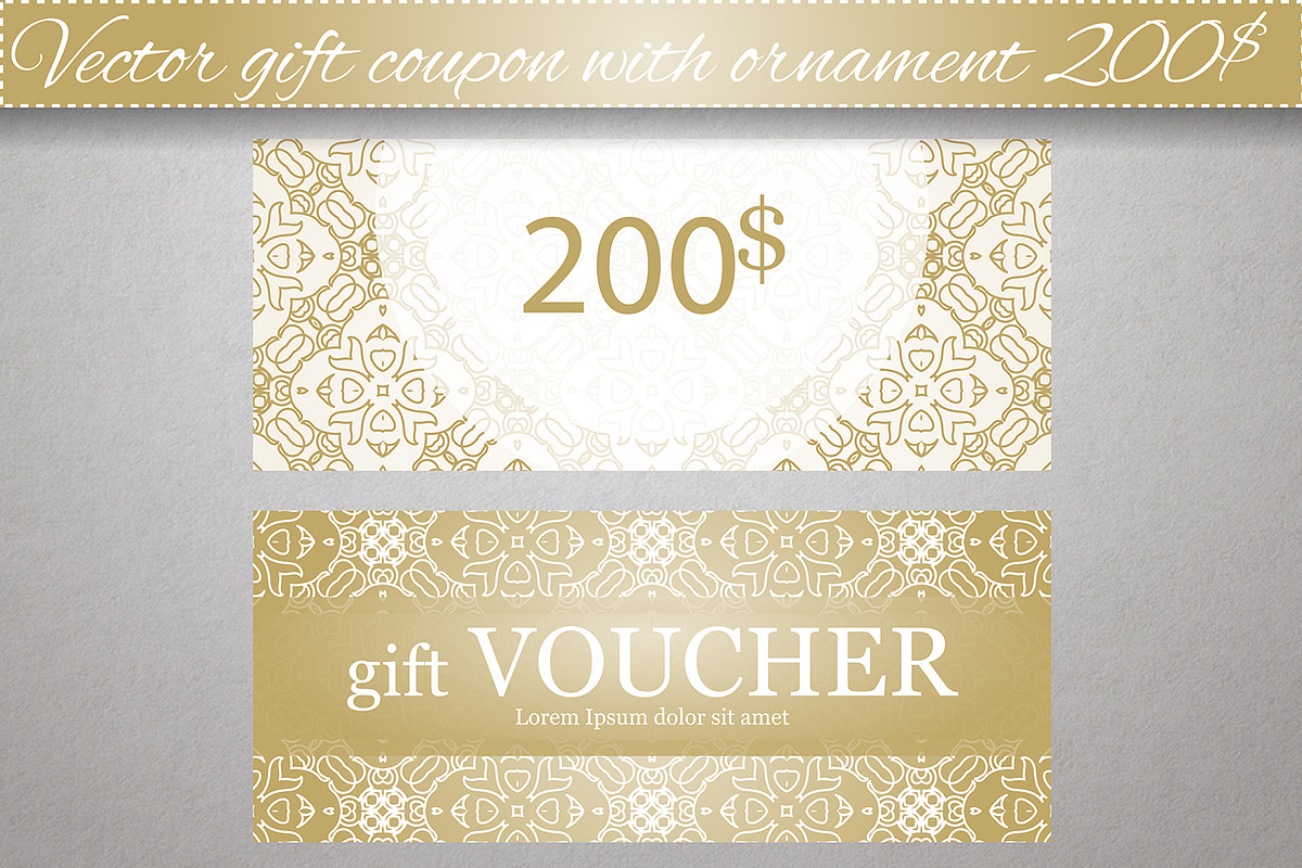 Set of gift voucher templates, a Flyer Template by Astarte_design (Photo 3 of 4)