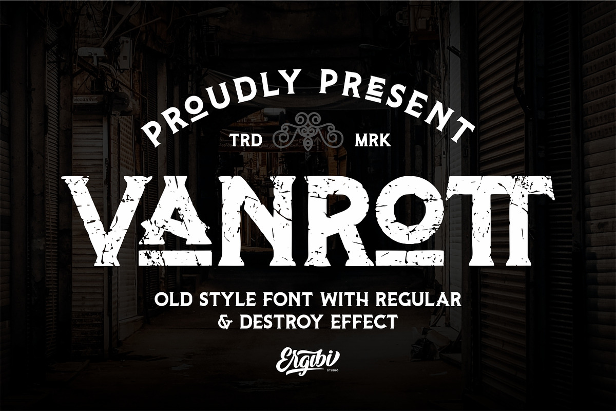 Vanrott - Old Style Font