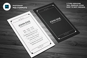 Elegant Vertical Business Cards, a Business Card Template by Galaxiya (Thumbnail 1 of 8)