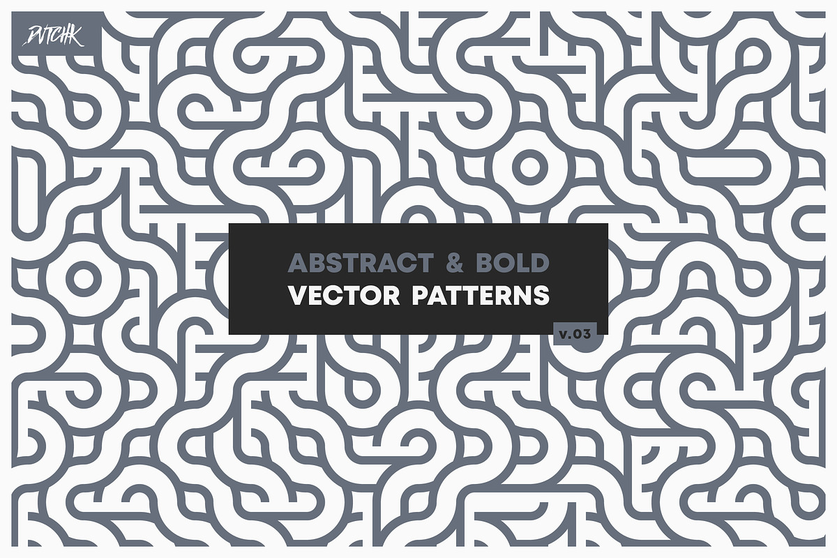 Abstract & Bold Vector Patterns V03, a Pattern Graphic by dvtchk (Photo 1 of 11)