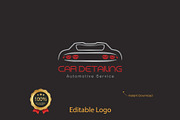 Modern Car Detailing Logo, a Branding & Logo Template by YUDesignStore (Thumbnail 2 of 7)