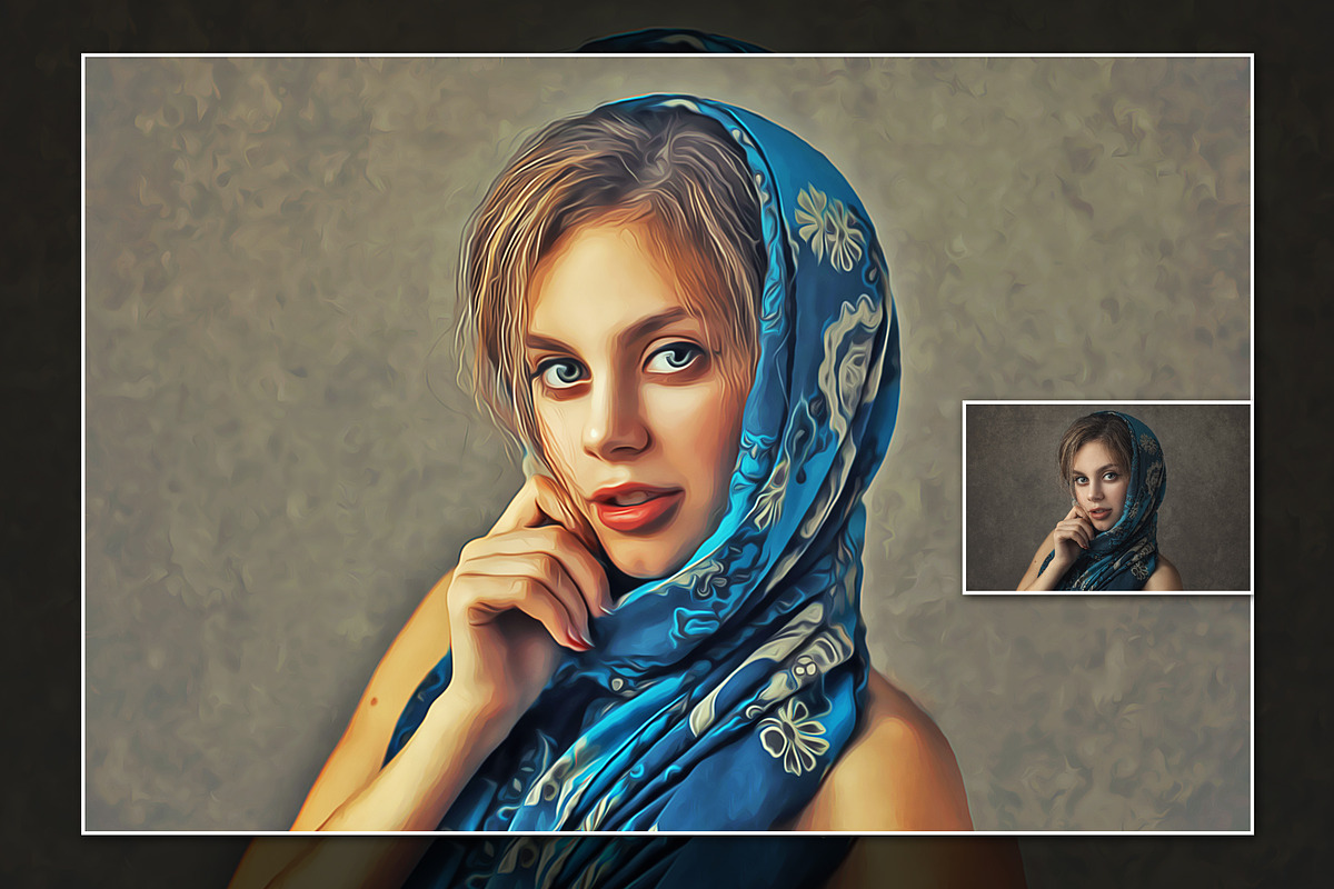 Realistic Oil Painting, an Action Add-On by U_Design (Photo 10 of 11)