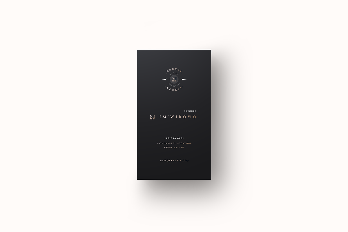 Roman - Exclusive Business Cards, a Business Card Template by Ctrl space studio (Photo 5 of 9)