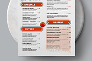 Food Menu Design Template, a Stationery Template by MightyDesign (Thumbnail 3 of 8)