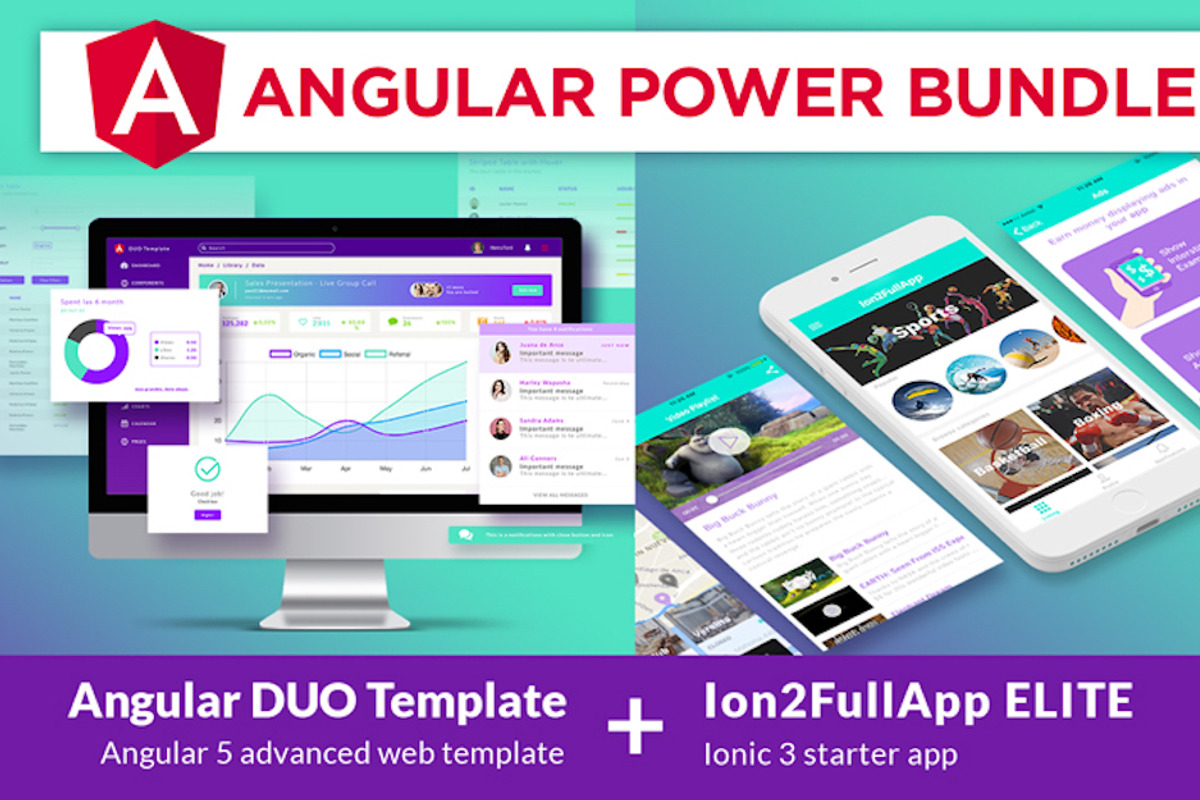 Angular Power Bundle, a HTML Template by IonicThemes