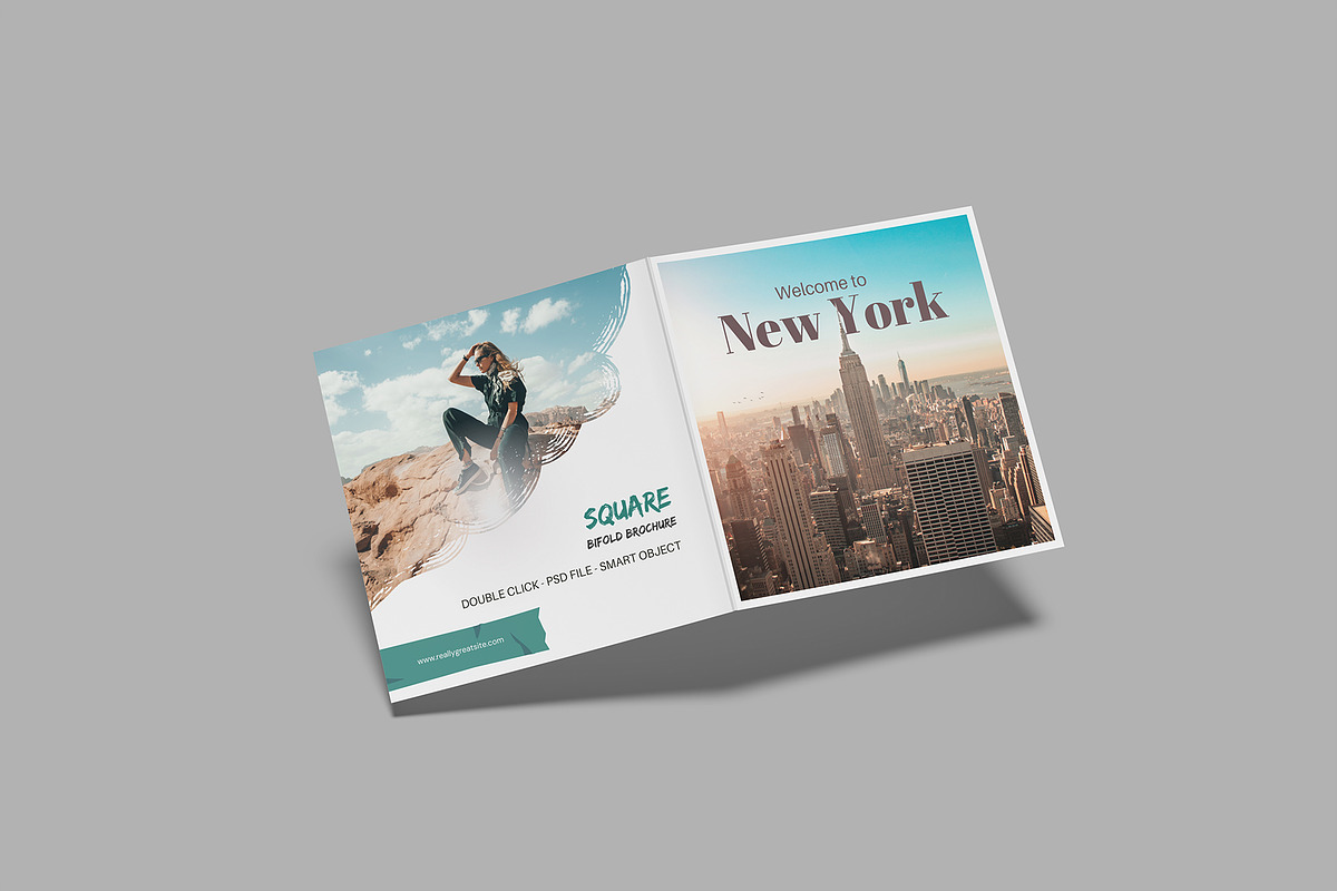 High Quality Square Bifold Mockup, a Brochure Template by lamorastudio (Photo 5 of 11)
