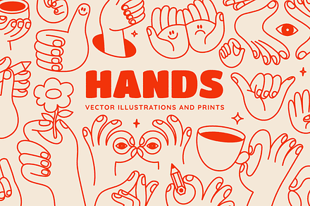 Cool Trendy Stickers Collection, an Illustration by craftlove