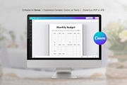 Canva Budget Planner, a Stationery Template by DesignDevisers (Thumbnail 8 of 10)