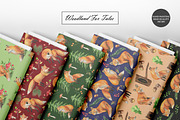 Watercolor Fox Seamless Patterns, an Animal Illustration by OlDm_Shop (Thumbnail 3 of 10)