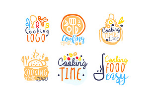 Cooking Logo and Labels Design, a Food Illustration by TopVectors
