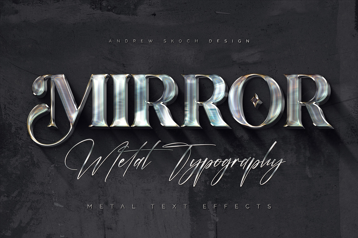 Polished Metal Text Effects, a Layer Style Add-On by Andrew Skoch Design (Photo 5 of 10)