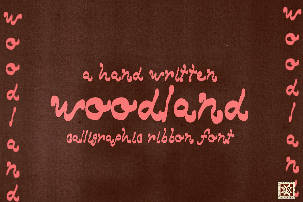 Woodland Hand Drawn Marker Font, a Handwritten Font by Madeline ODonoghue Design (Photo 2 of 8)