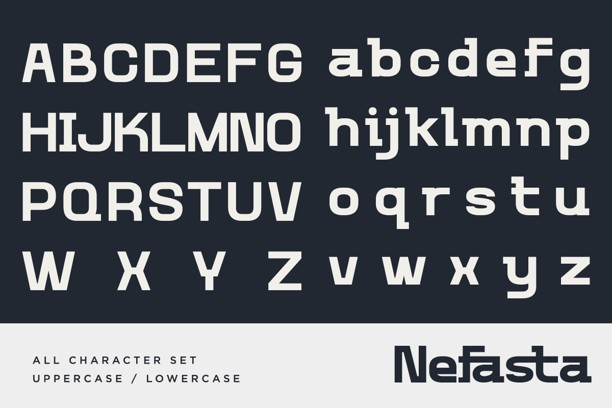 Nefasta - Grotesque Ligature Font, a Font by Say Studio (Photo 9 of 11)