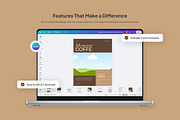 Digital Cafe Menu Cookbook Brochure, a Brochure Template by trabaskriya (Thumbnail 3 of 6)