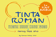TintaRoman font BUNDLE, a Script Font by Inkoteka (Thumbnail 1 of 8)