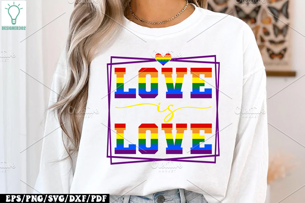 LGBTQ Pride SVG Bundle , Gay Pride, a Graphic by Designer302 (Photo 12 of 26)