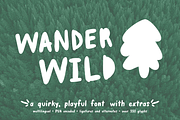 Wander Wild, a Sans Serif Font by Abby Van Haren (Thumbnail 1 of 8)