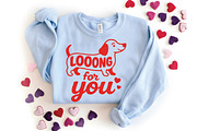 Valentine Dachshund Dog PNG, an Illustration by DreamPrint404 (Thumbnail 2 of 8)